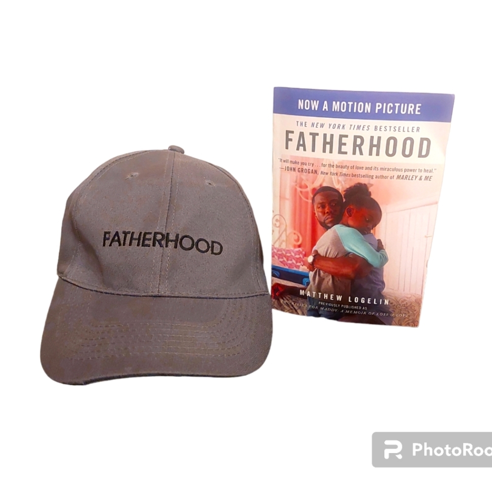 Fatherhood book and hat set